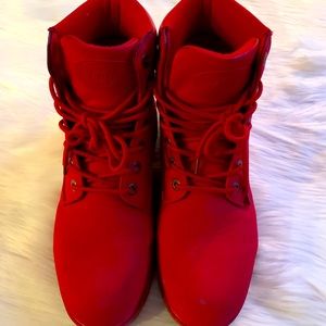 Men’s suede red Lugz